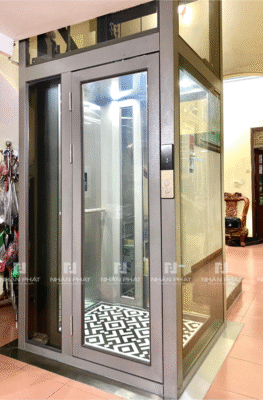 Thiet ke chua co ten 35 Lắp thang máy cho nhà lệch tầng