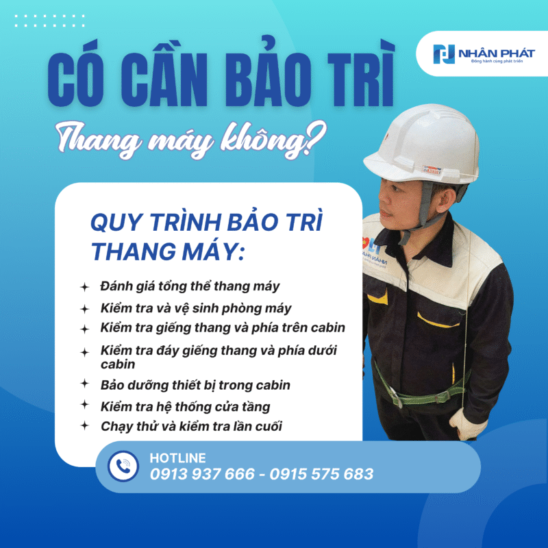 Electrical Repair Services Instagram Post Bảo trì thang máy